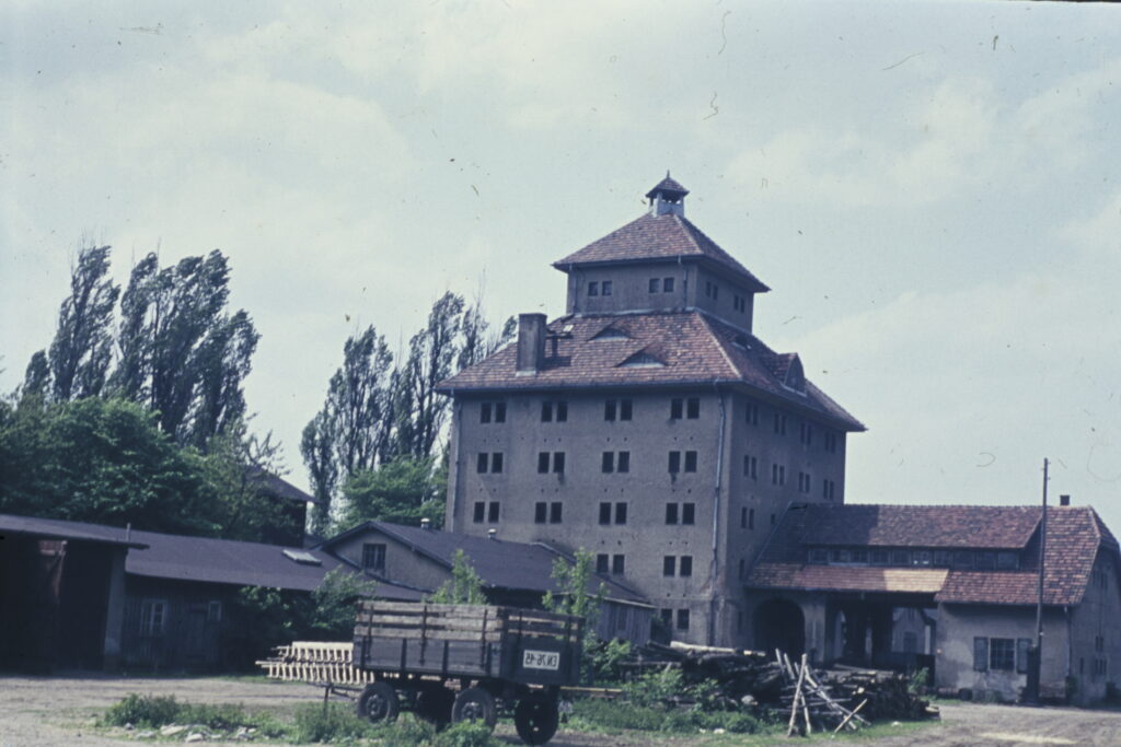 Der Speicher in Hobrechtsfelde in den 1950er- und 1960er Jahren.
